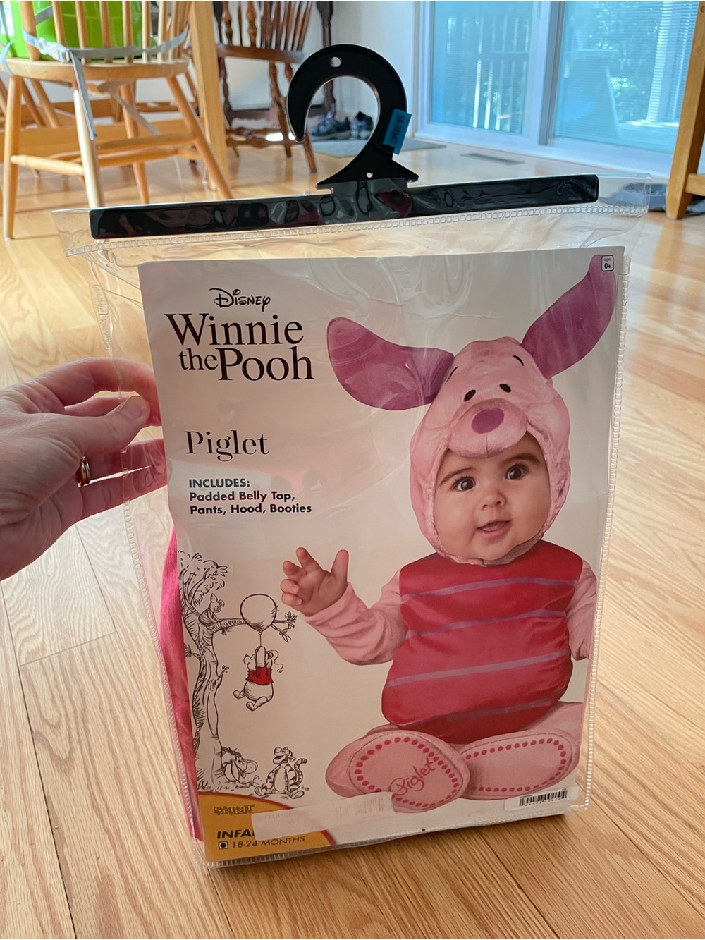 Disney Winnie the Pooh Piglet Kids Costume Size 18-24 Months - Pink